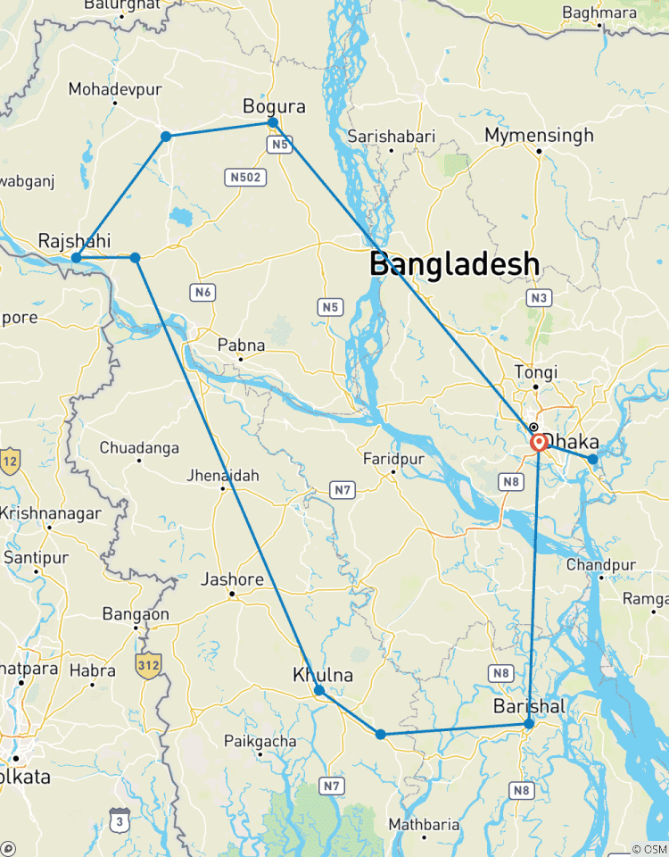 Bangladesh Expedition from the Northwest to the Southern Region Tour