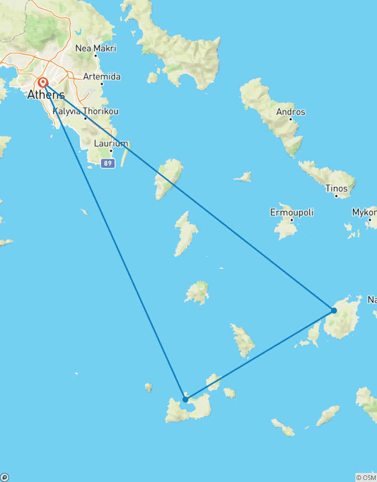 Athen, Milos & Paros - 9 Tage Rundreise