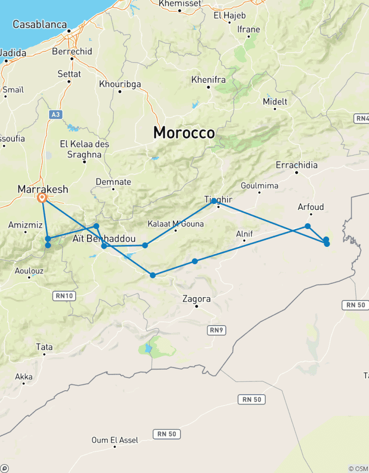 8-Days Private Morocco Tour From Marrakech To Imlil Atlas Mountains & Trekking Tour