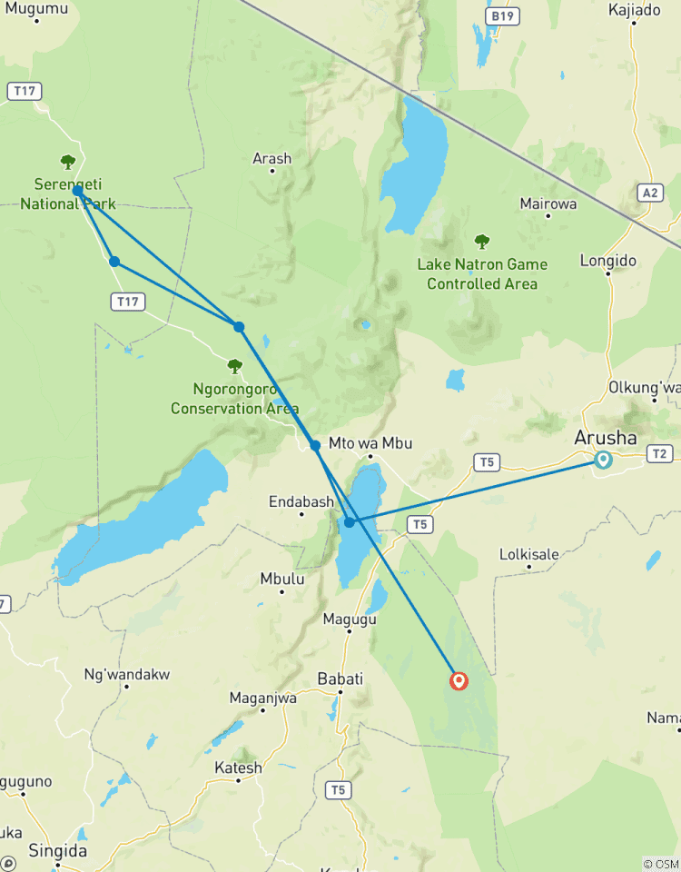 7 Dagen Onvergetelijke Tanzania Wildlife Safari-rondreis