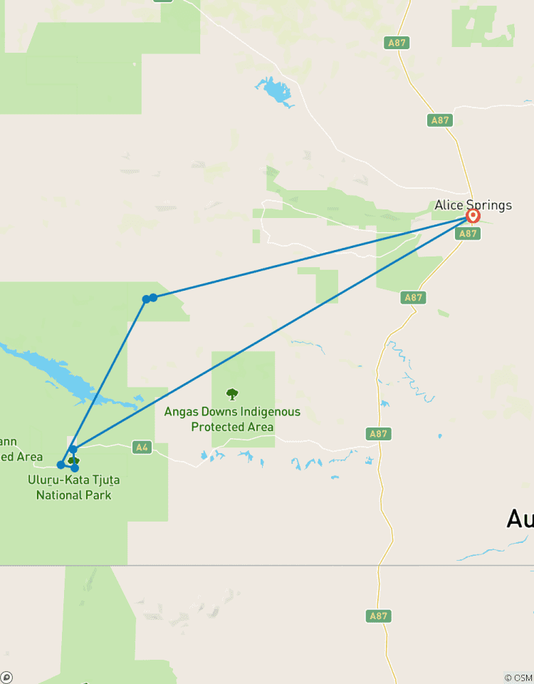 3 Day Uluru Kata-Tjuta Kings Canyon (Camping) - From Alice Springs Tour