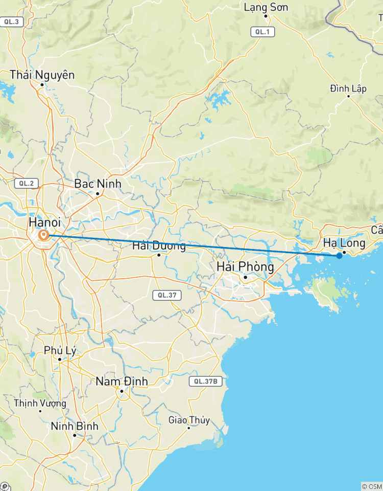 Croisière de 2 jours et 1 nuit dans la baie de Bai Tu Long circuit