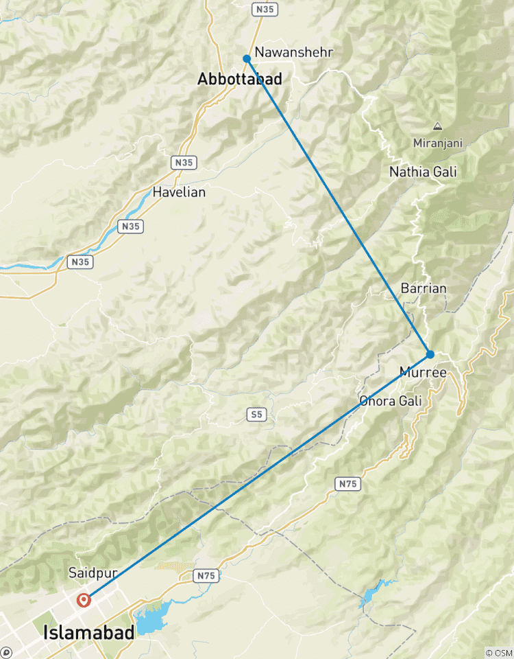 Explore Islamabad , Murree & Nathiagali Tour