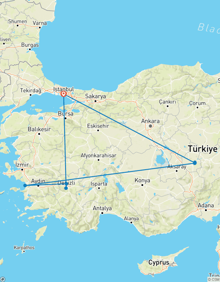 Affordable Turkey Tour (Istanbul, Cappadocia, Ephesus, Pamukkale) - 6 DAYS Tour