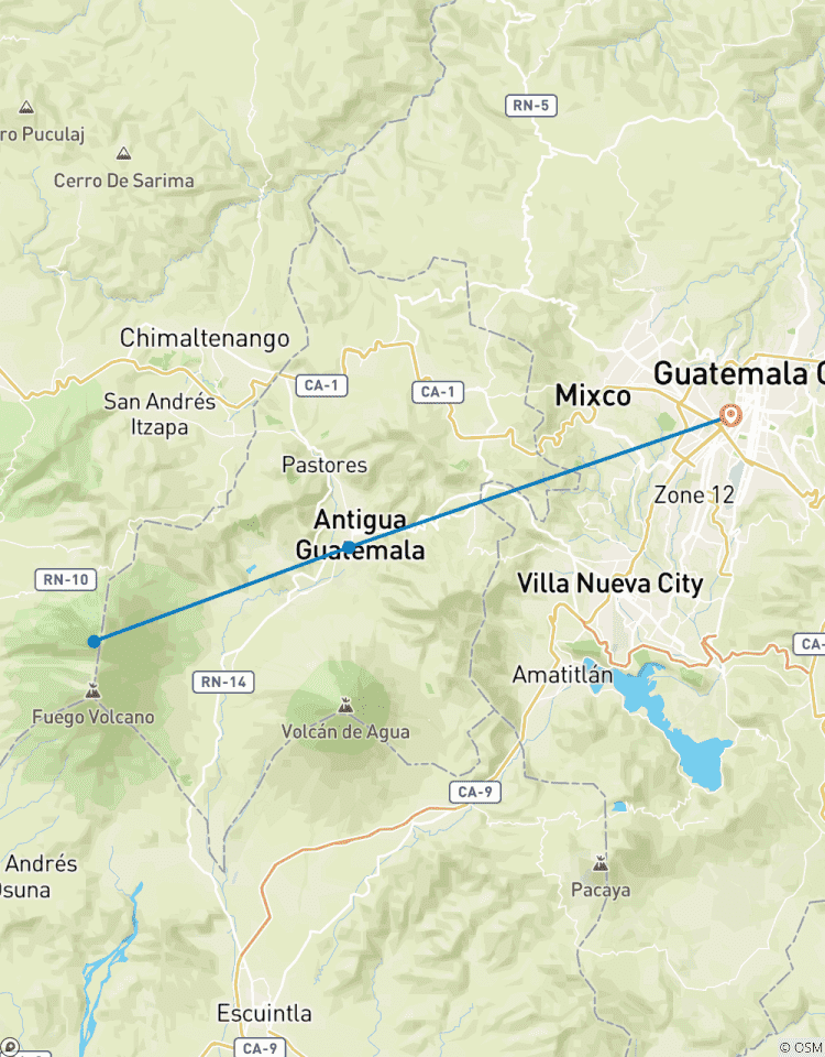 Acatenango volcano on Share tour 3 days/2 nights Tour