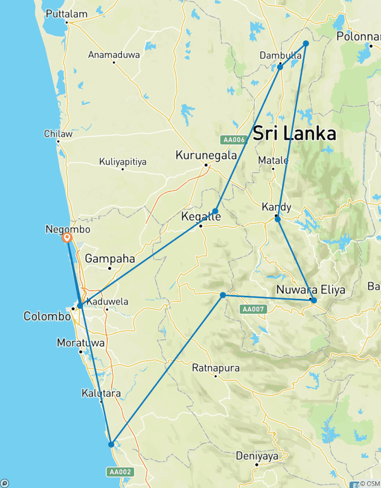 Circuito Explora los mejores destinos de Sri Lanka en 8 días