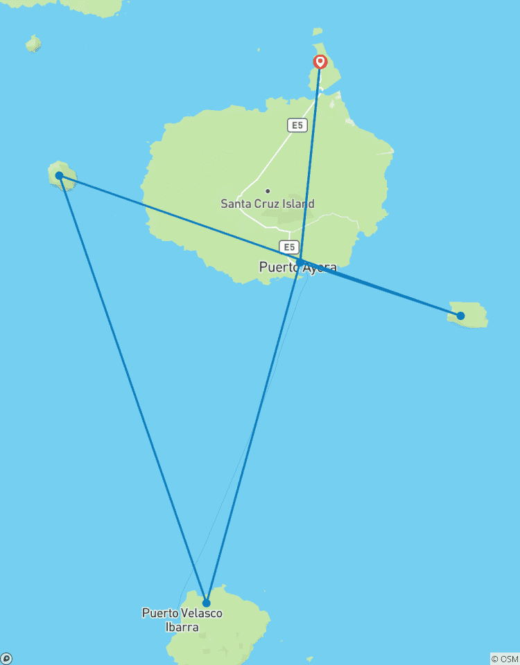 Circuito Visita rápida de 3 días a Galápagos