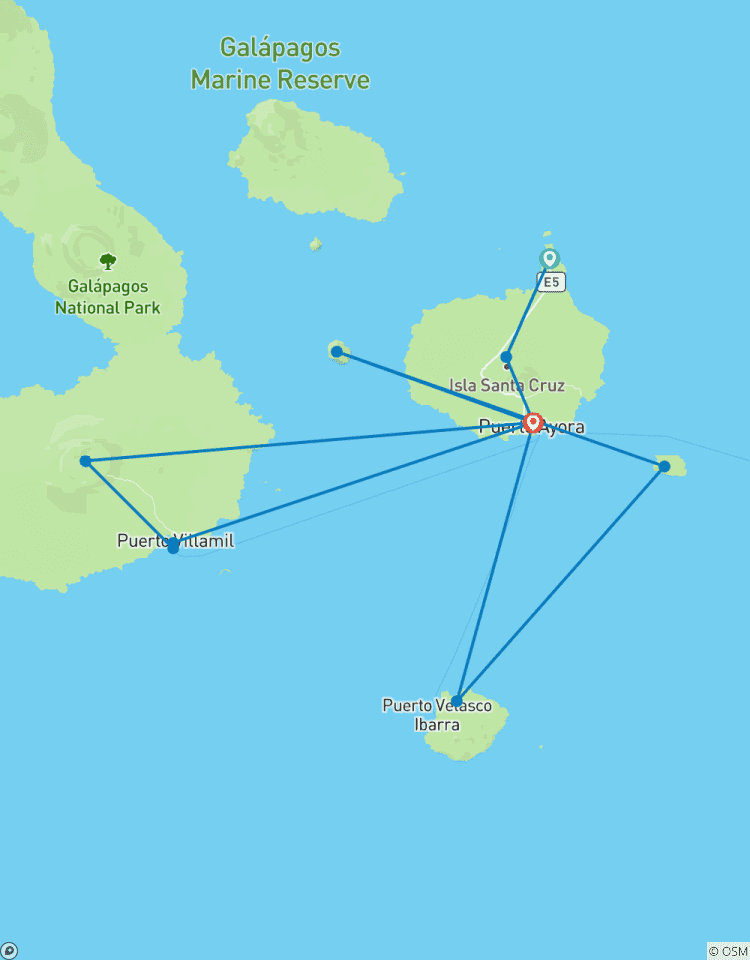 Circuito 4 días Galápagos experiencias Totales