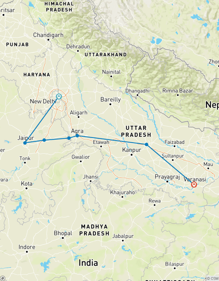 Circuito Circuito de aventura gastronómica por el norte de la India - 10 días