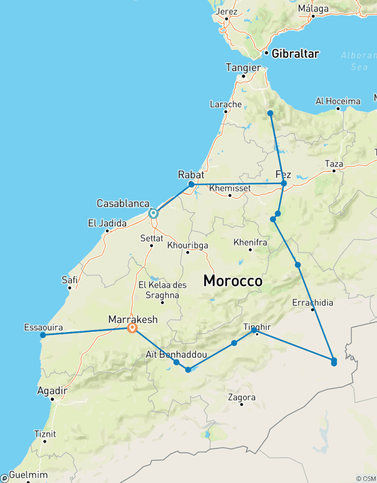 Panorama marocain circuit