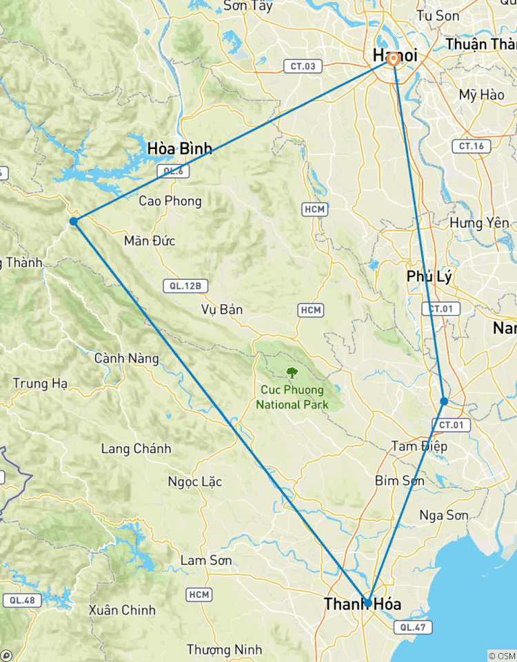 Circuito Ciclismo por el Norte de Vietnam: De Mai Chau a Pu Luong
