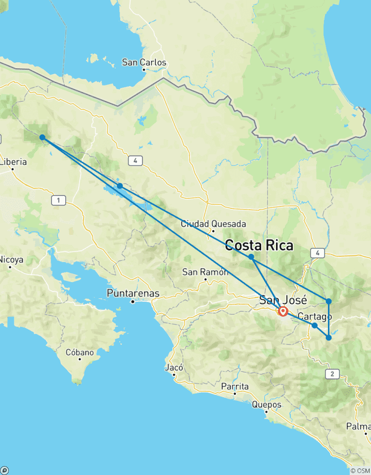 Volcanoes Adventure in Costa Rica Tour