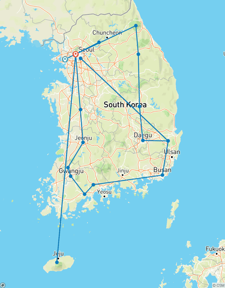 Check-in Korea mit Jeju Island in 16 Tagen: Ein kuratiertes All-Inclusive-Erlebnis Rundreise
