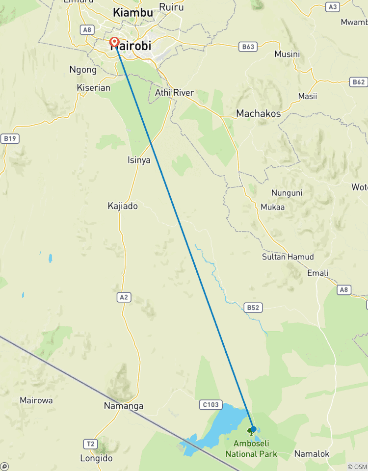 Amboseli 1 Tag Abenteuer Rundreise