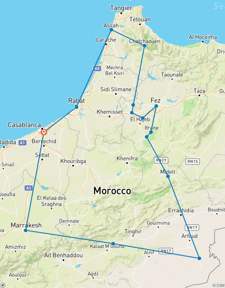 Circuito 10 días -Paisajes de Marruecos