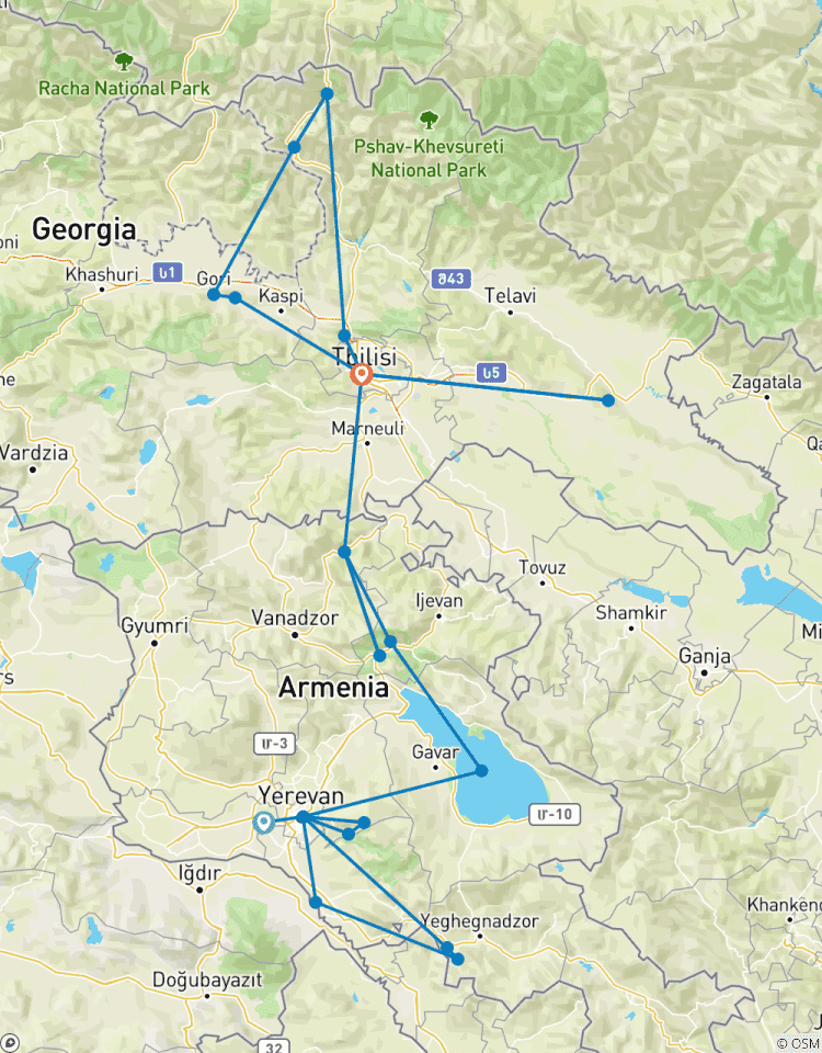 Le meilleur de l\'Arménie et de la Géorgie - (Circuit privé) circuit