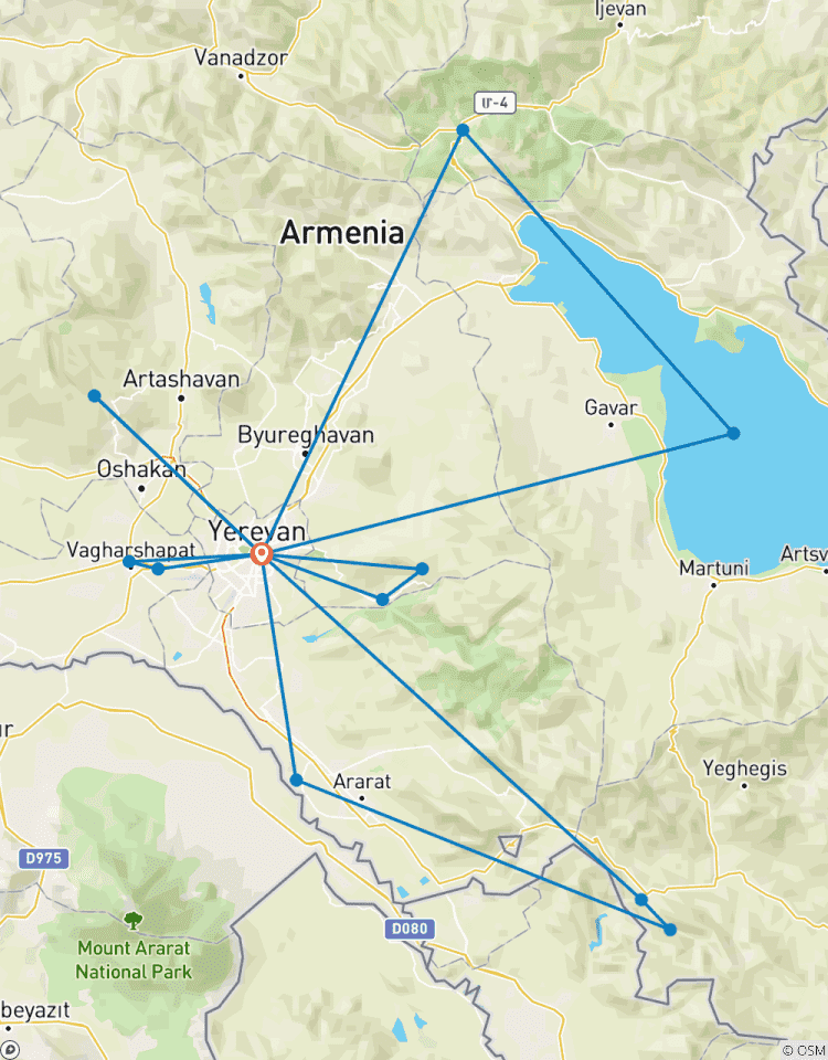 Explorez l\'Arménie - Circuit privé (autoguidé) circuit