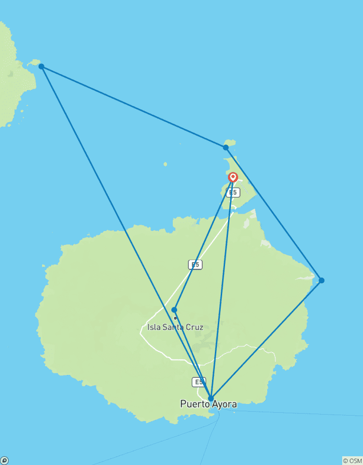 Circuito Excursión de 5 días a las Maravillas de Galápagos