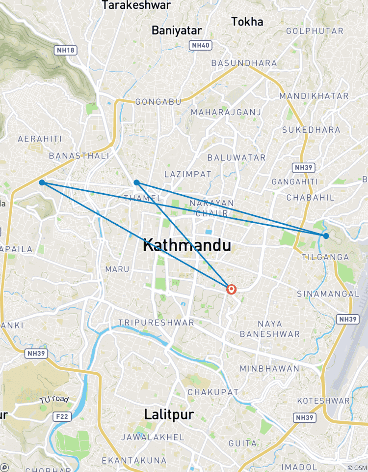 Circuito Turismo de lujo en Katmandú