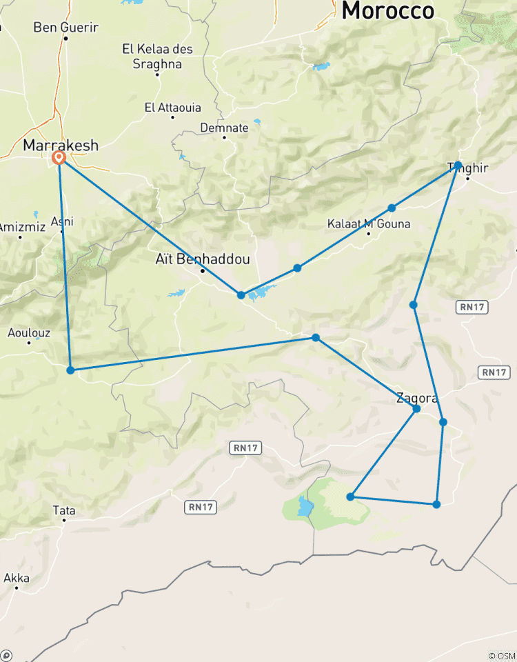 9 Days The Southern Oasis, Kasbahs & Desert Morocco Cultural Tour from Marrakech Tour