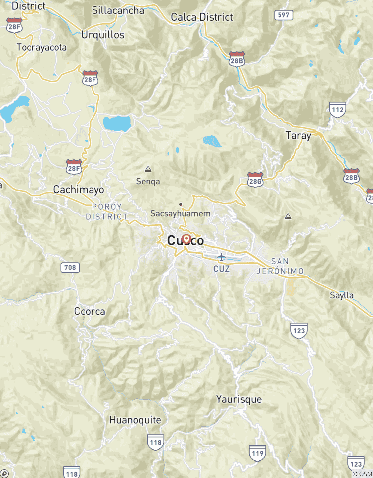 Cusco City Tour + 4 Ruins: Half Day, Private & Flexible Tour