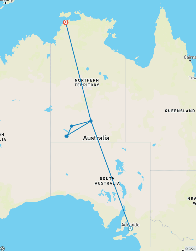 【The Ghan】 Territory Complete 15 Days Package Tour