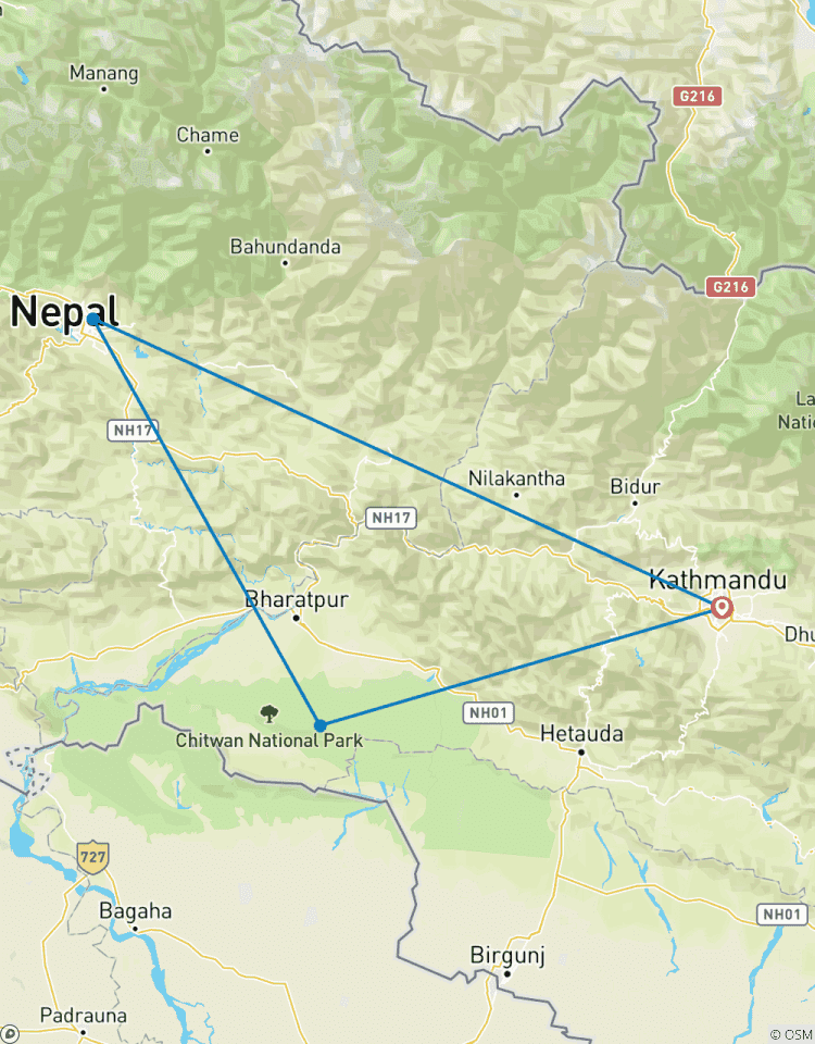 Nepal Tour- 8 days (Explore Iconic Triangle City Kathmandu, Chitwan and Pokhara) Tour