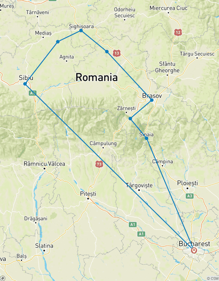Privéreis door Transsylvanië – beroemde bezienswaardigheden – 4 dagen-rondreis