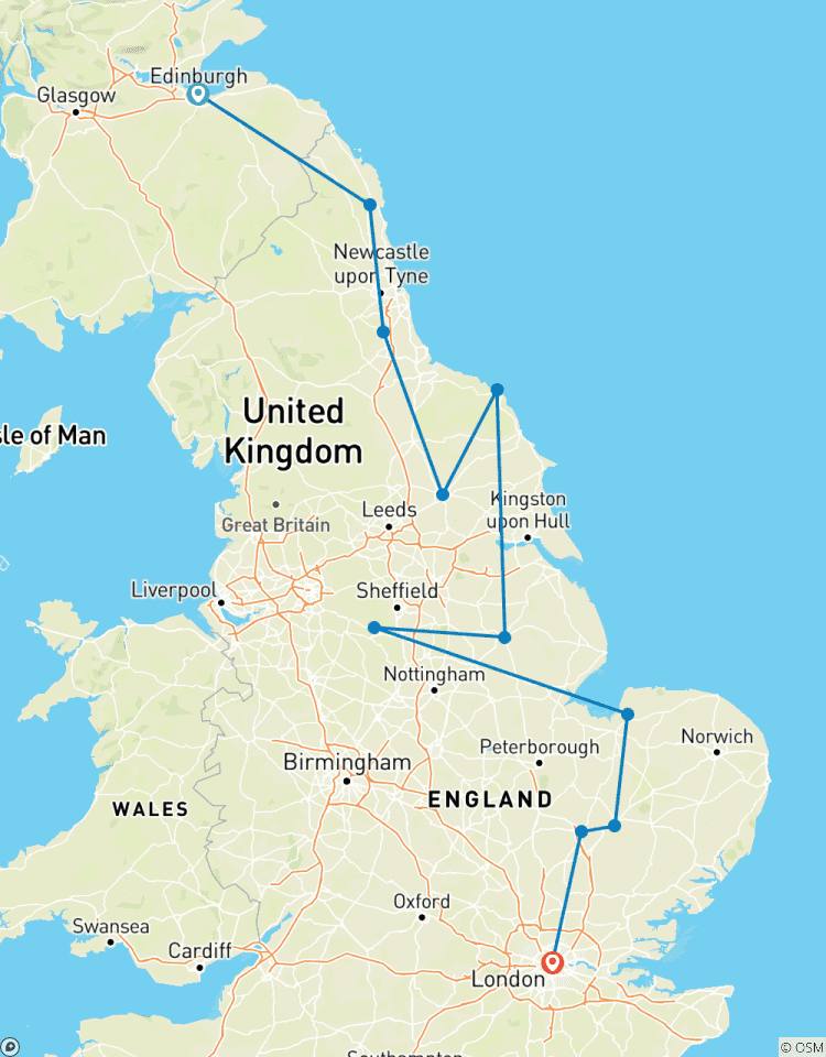 Circuito Encantadora Inglaterra oriental