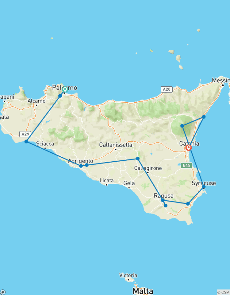 Circuito El esplendor de Sicilia
