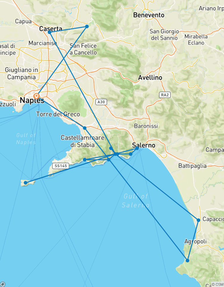 Circuito El encanto del sur de Italia