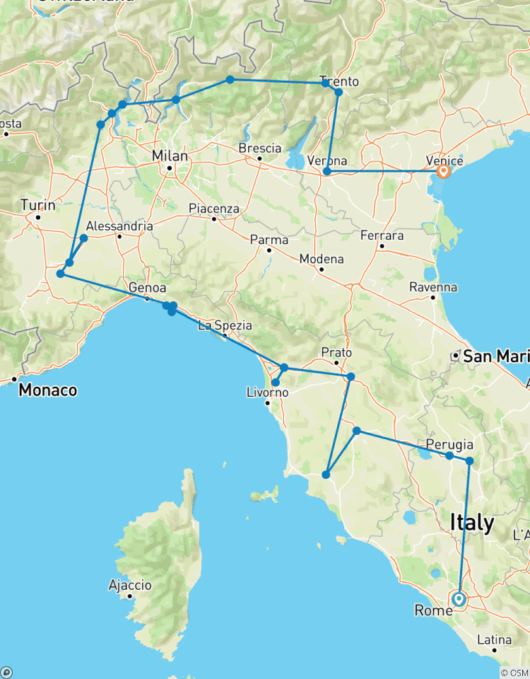 Circuito Indulgencia italiana