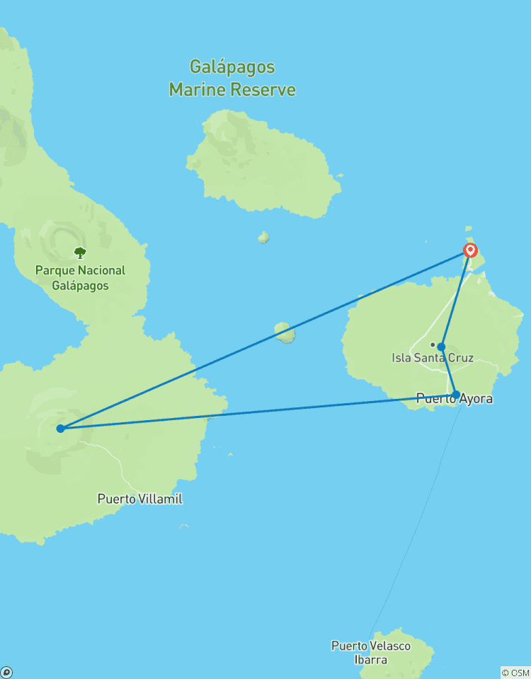 Circuito 6 días en las Islas Galápagos por tierra
