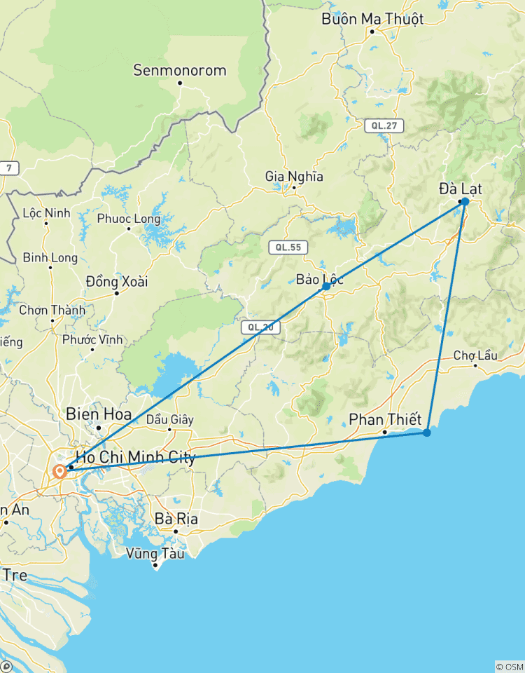 Fietsen in Vietnam – de hooglanden & het strand – 4 dagen-rondreis