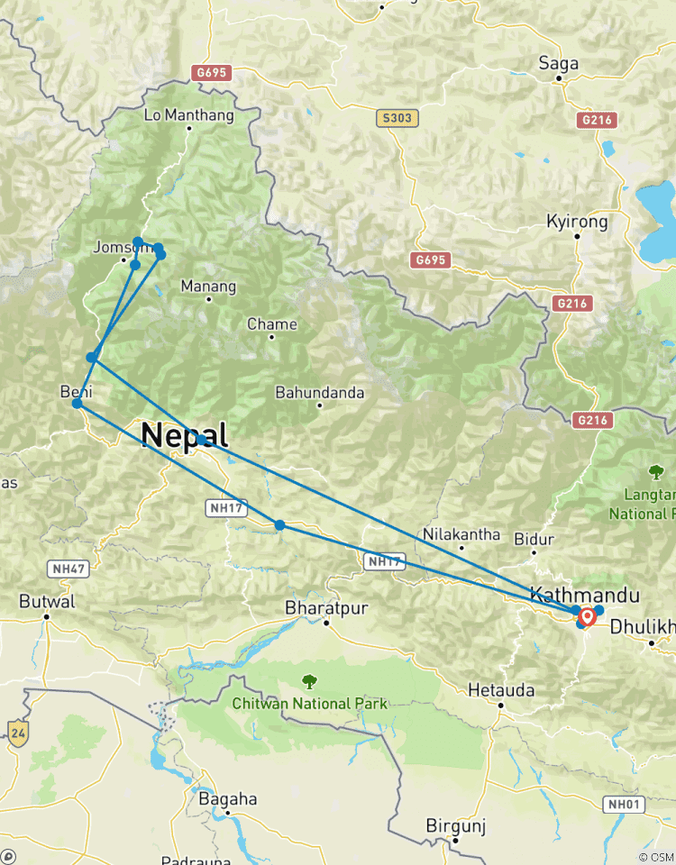 Circuito Katmandú, Pokhara y Muktinath
