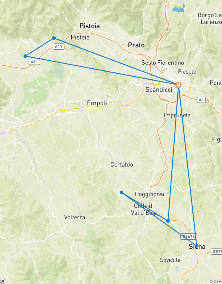 Saveurs de la Toscane | Circuit indépendant Premium avec excursions en petits groupes | 6 jours/5 nuits circuit