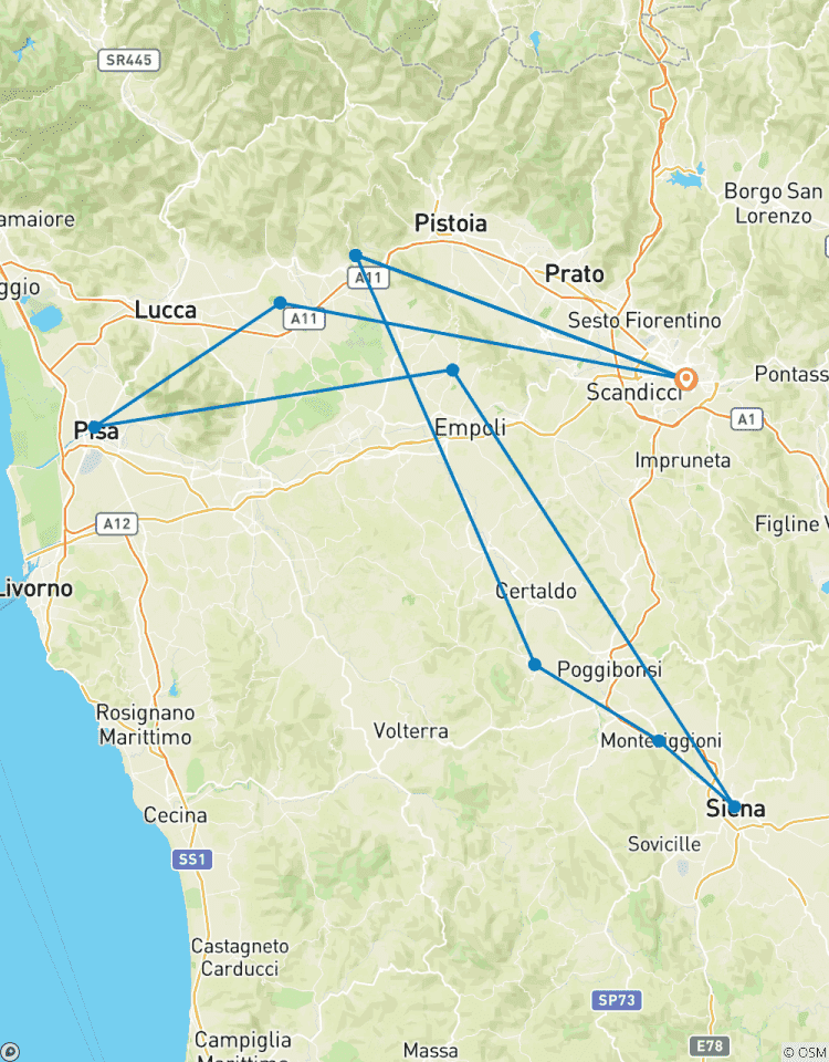 Toscane Mon Amour : le coup de foudre ! | Circuit indépendant haut de gamme avec excursions en petits groupes | 8 jours/7 nuits circuit