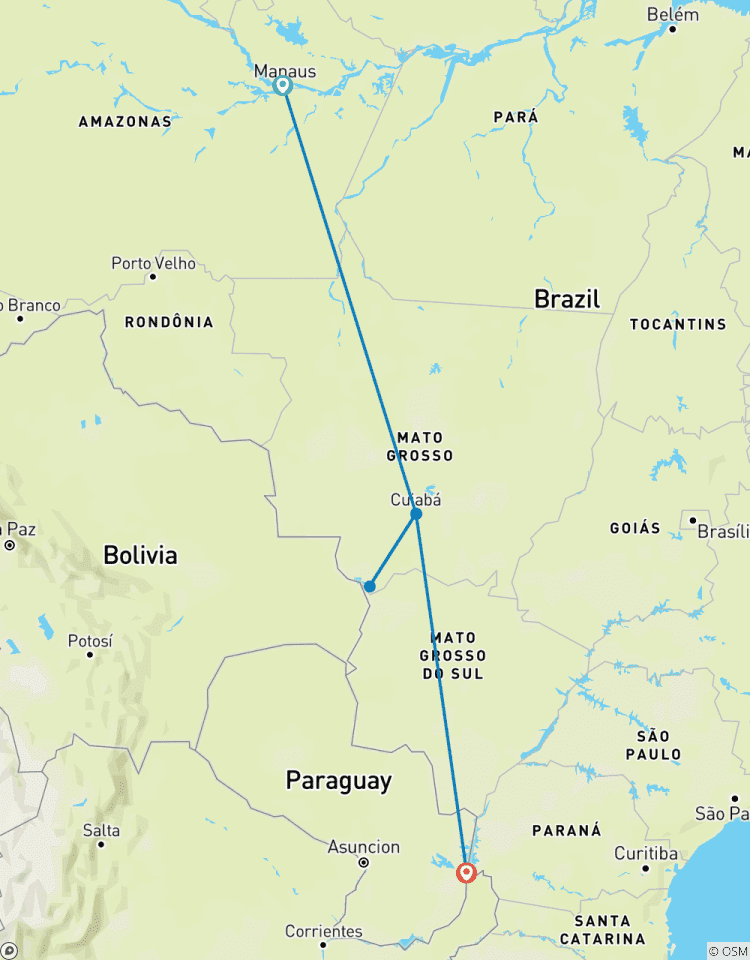 Brasiliens Naturparadiese Rundreise