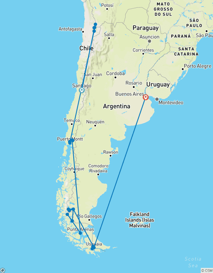 Circuito Destacados Chile - Argentina