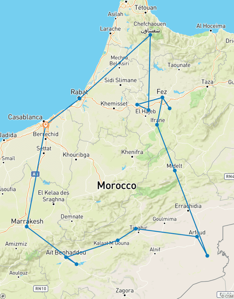 9 Days Essential Morocco Cultural Tour Tour