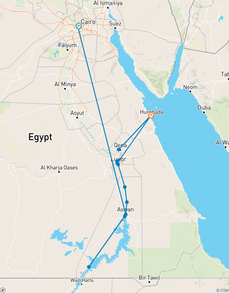 Egypt 10 days experience tour (Pyramids & GEM _ Nile Cruise _ Hurghada Red Sea) Tour