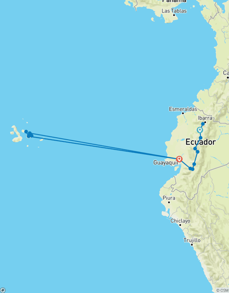 Les Andes équatoriennes & les Galápagos circuit