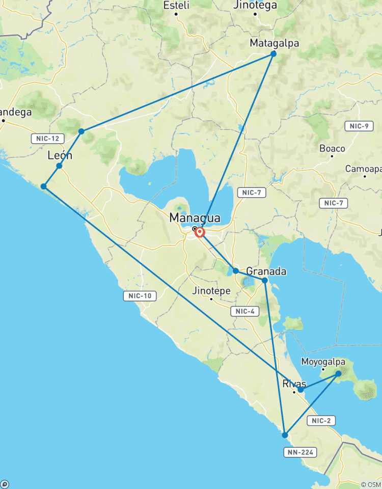 Points forts du Nicaragua circuit
