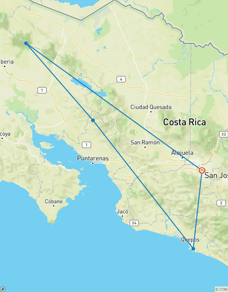 Natur pur Costa Rica Rundreise