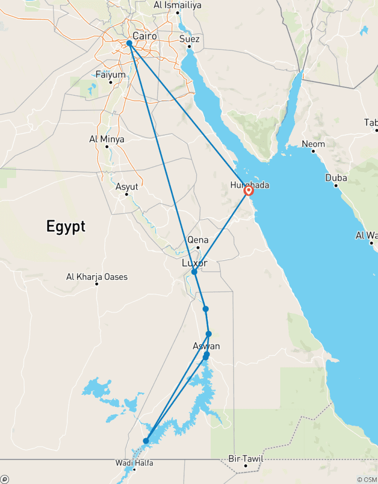 Nile Cruise & Hurghada Red Sea - 14 day Tour