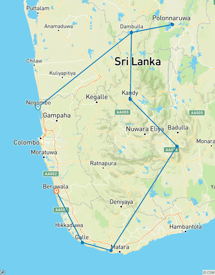 Circuito Fascinante viaje por Sri Lanka en 11 días