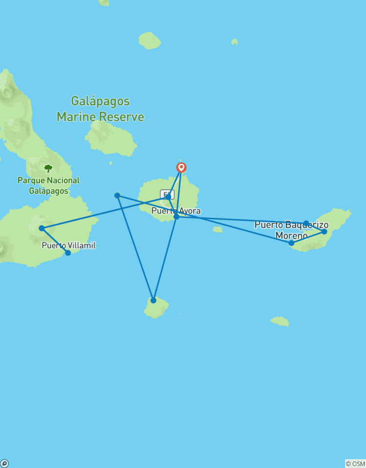 Circuito 11 días Galápagos experiencias completas Santa Cruz - Isabela - San Cristobal