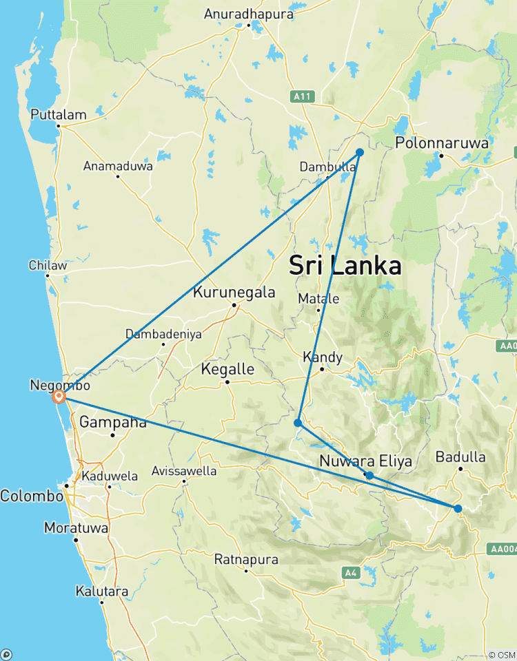 Circuito Descubre Sri Lanka en sólo 02 días