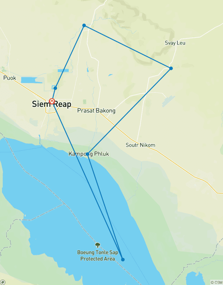 Circuit privé de 4 jours : Angkor Wat, Banteay Srei, Beng Mealea et découverte de Siem Reap circuit