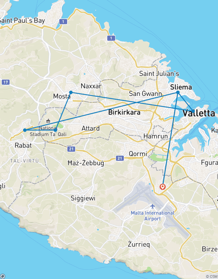 Vacances sur une île de Malte, 7 jours circuit